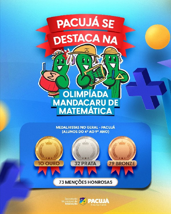 PACUJÁ SE DESTACA NA MATEMÁTICA!